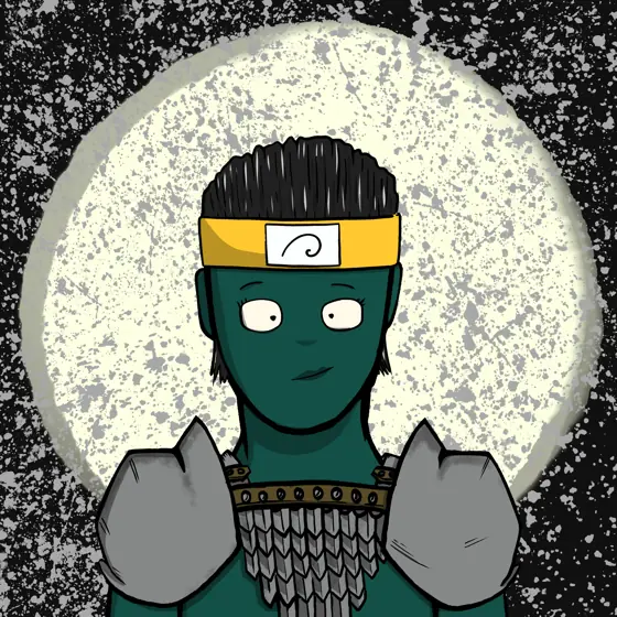 Elemental #38, an Emerald Traveller, by Hamm