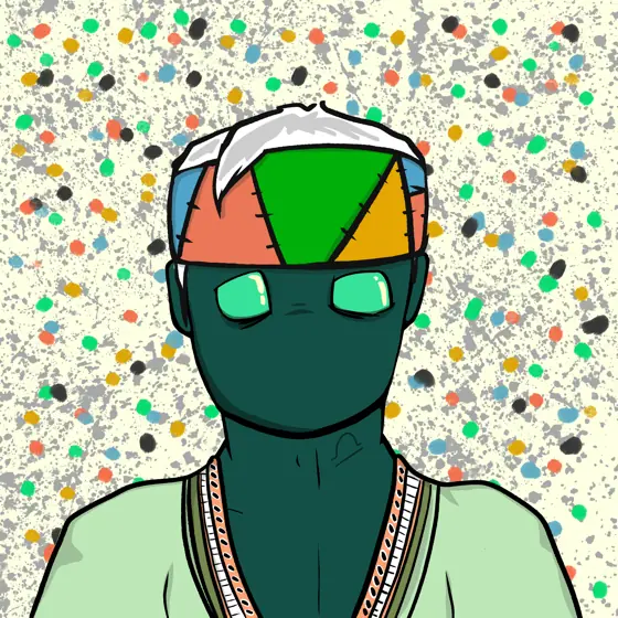 Elemental #44, an Emerald Voyager, by Hamm