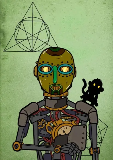 Hashmask #2015, named Apes Against the Machine